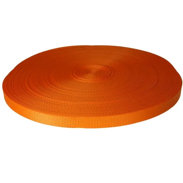 1" x 300' 4.5K Polyester Cargo Webbing - Orange