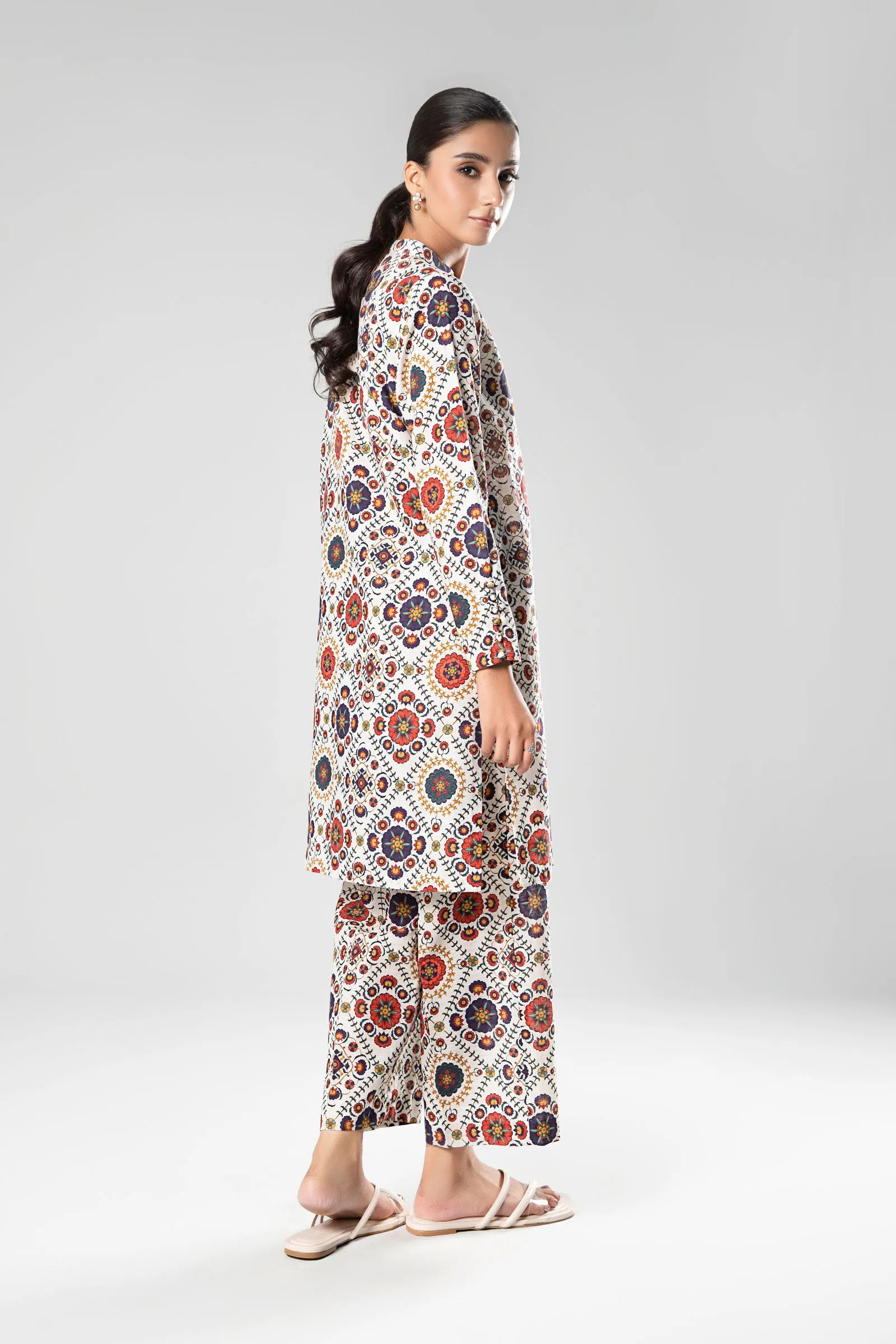 2 Pc Printed Khaddar Suit | MB-USP23-203A