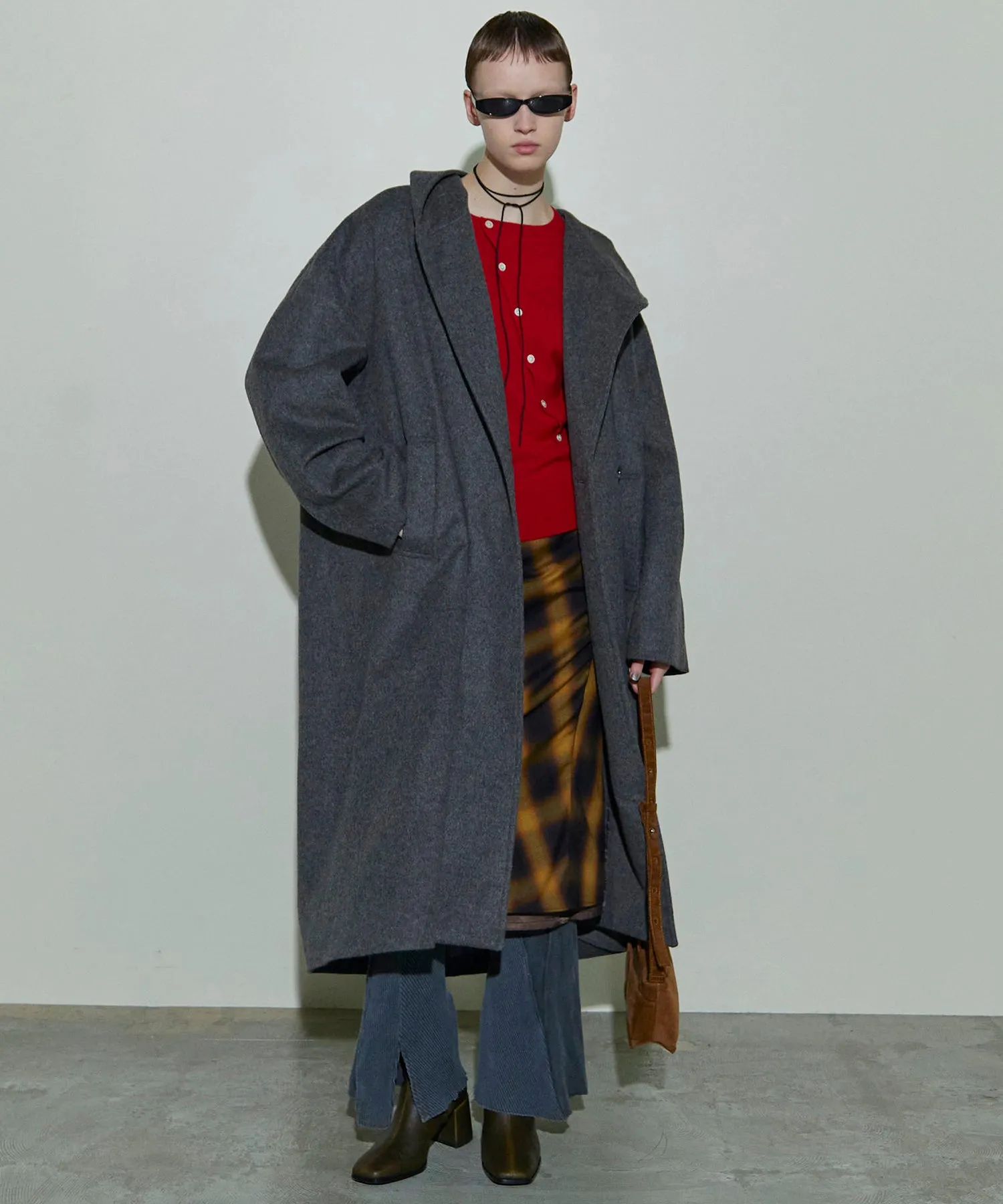 【24AUTUMN PRE-ORDER】Cashmere Beaver Processing Hood Coat