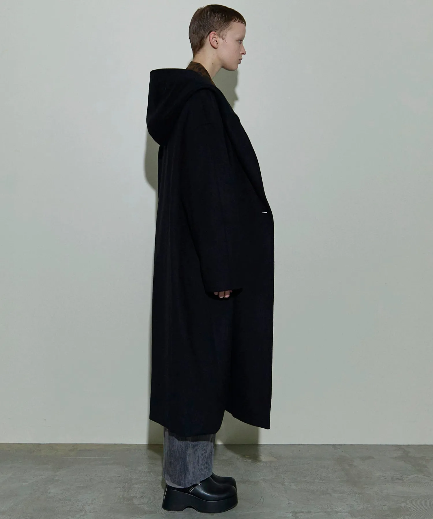 【24AUTUMN PRE-ORDER】Cashmere Beaver Processing Hood Coat