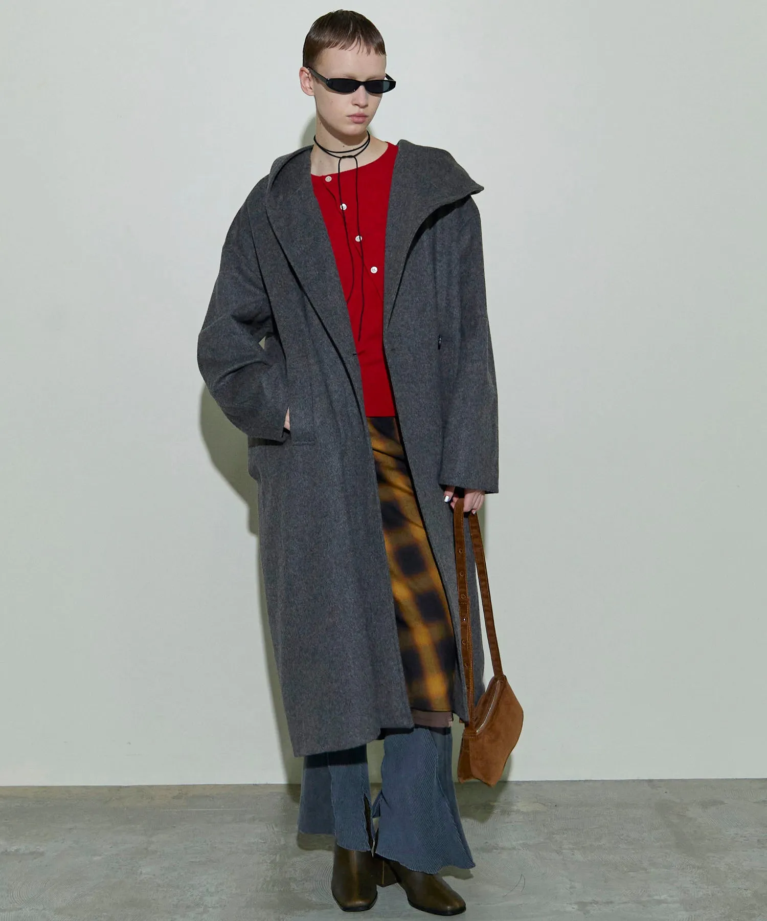 【24AUTUMN PRE-ORDER】Cashmere Beaver Processing Hood Coat