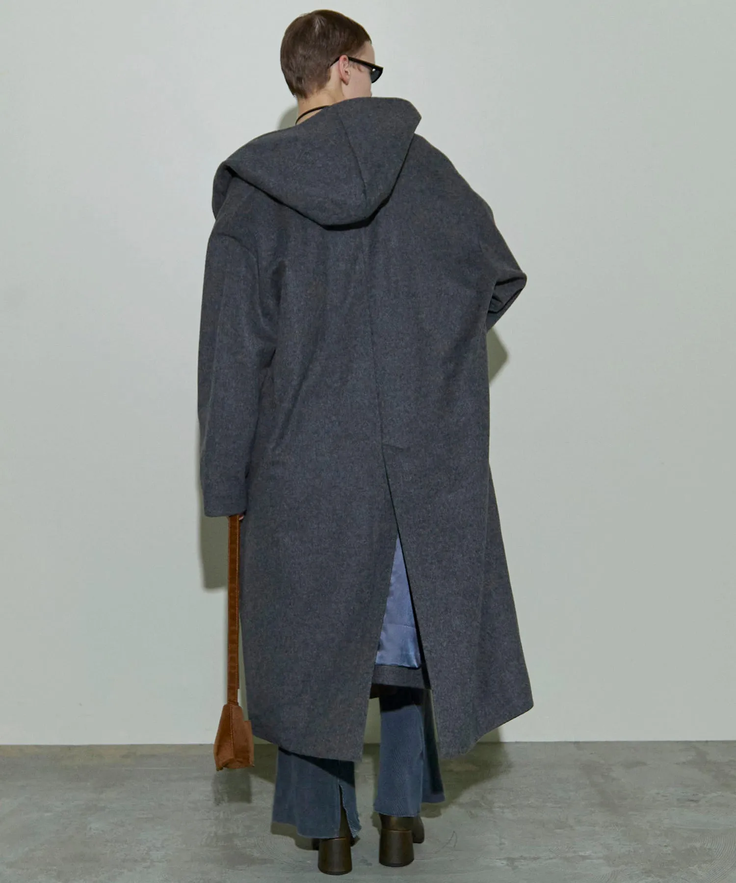 【24AUTUMN PRE-ORDER】Cashmere Beaver Processing Hood Coat