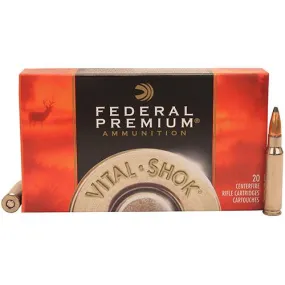 308 Winchester - Premium Vital-Shok, 165 Grains, Sierra GameKing Soft Point Boat Tail, Per 20