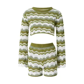 A&A Bohemian Summer Knitted Two Piece Set