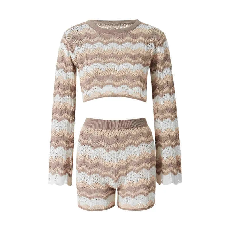 A&A Bohemian Summer Knitted Two Piece Set