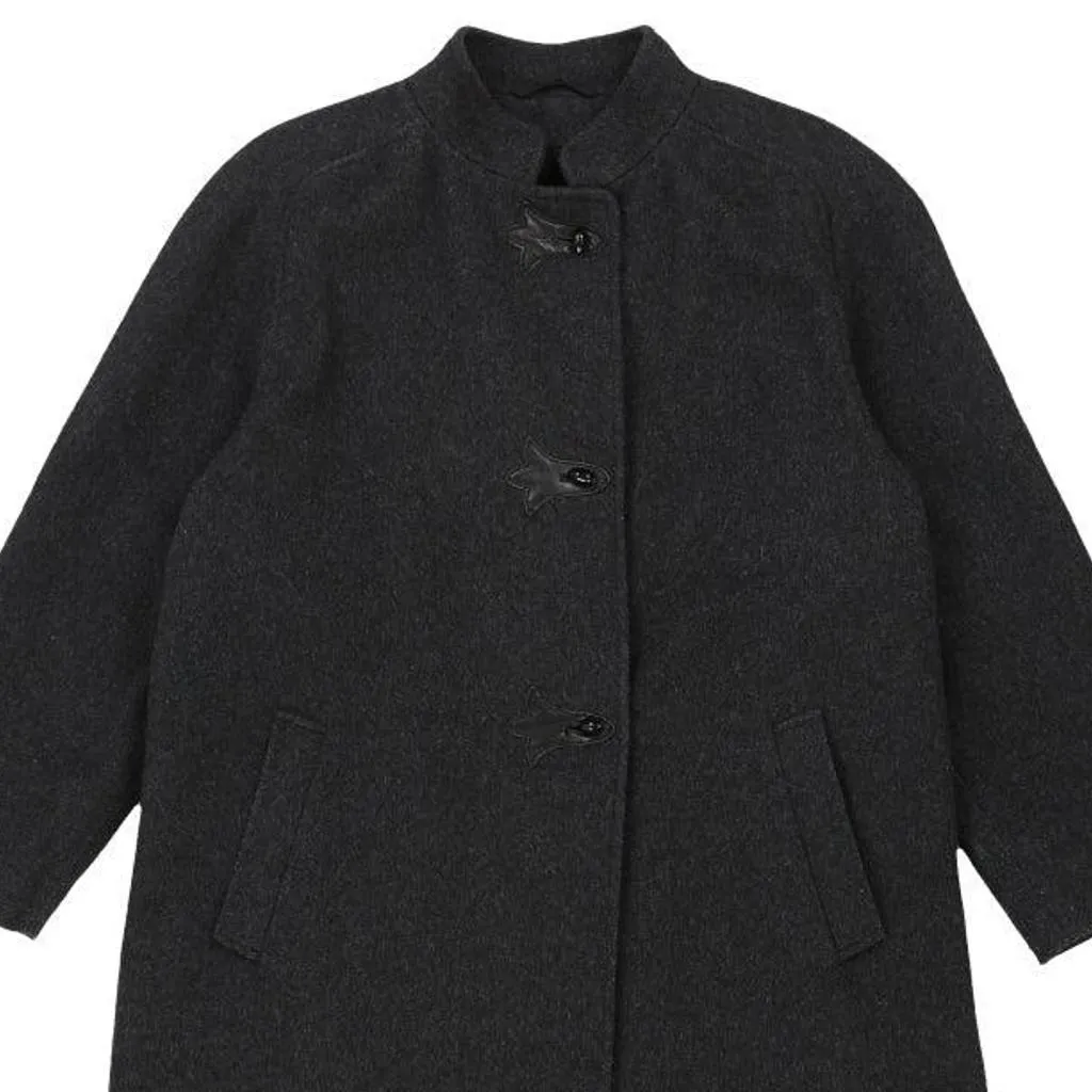 Aquascutum Overcoat - Large Grey Wool Blend