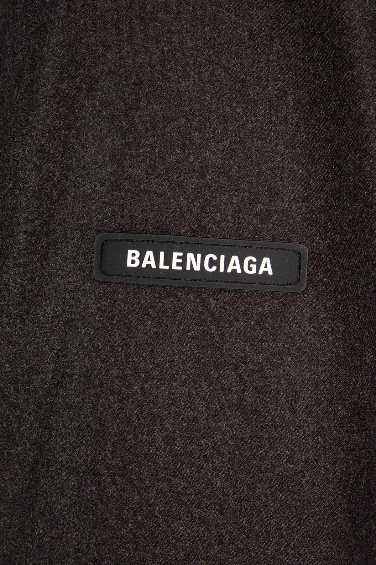 Balenciaga Double Breasted Logo Detail Coat