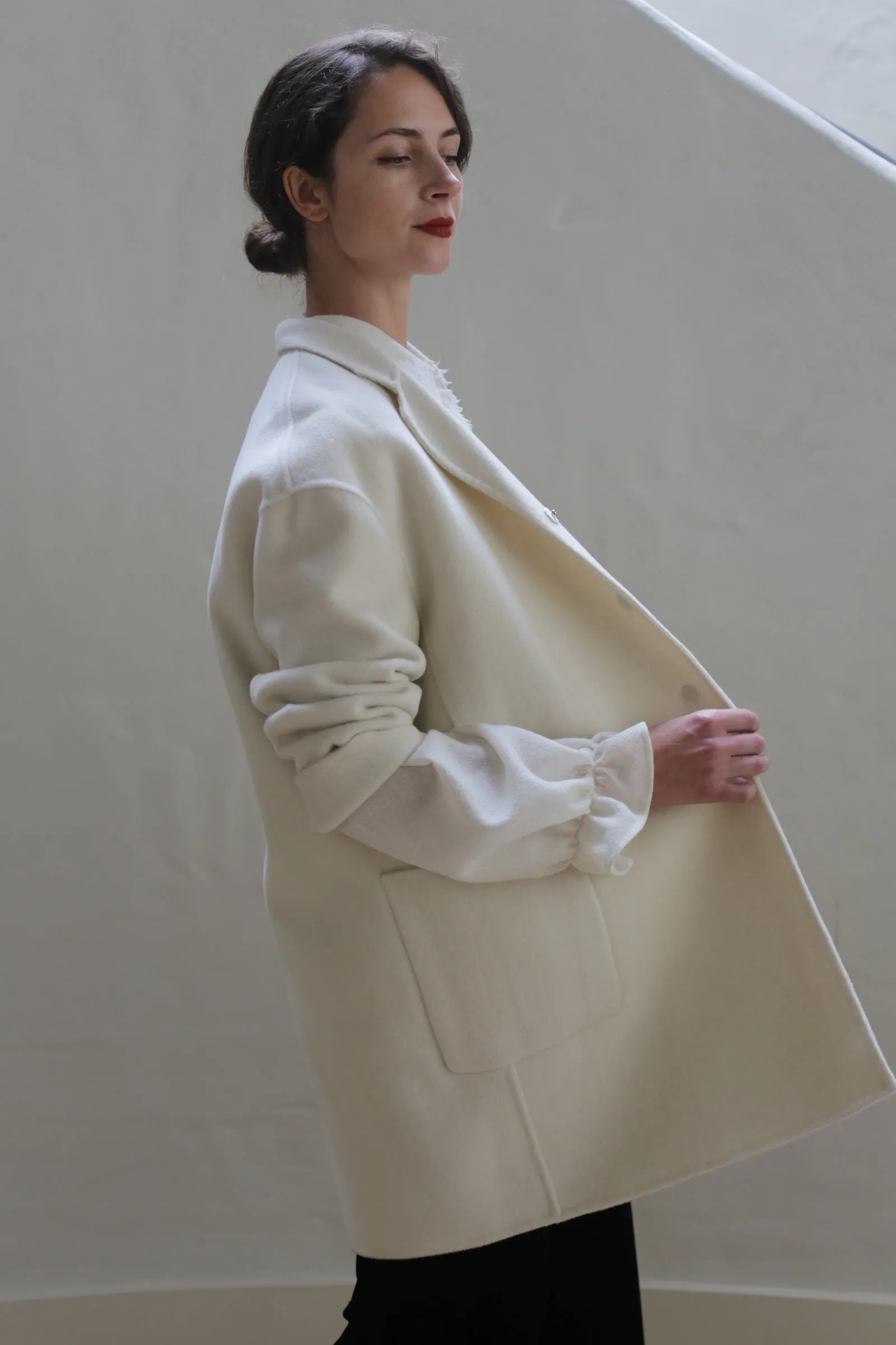 Bamford Double-face Cashmere | Undyed