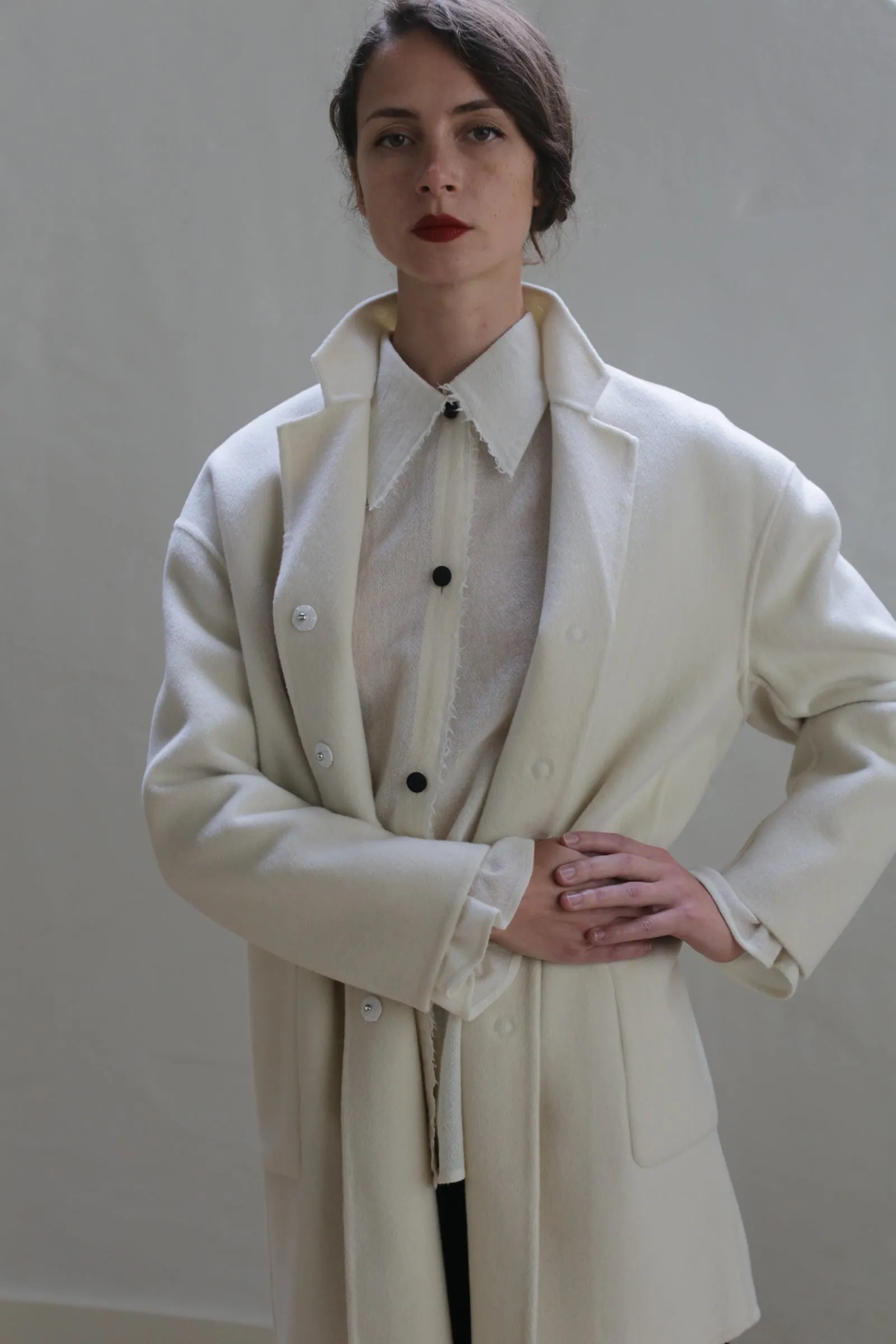 Bamford Double-face Cashmere | Undyed