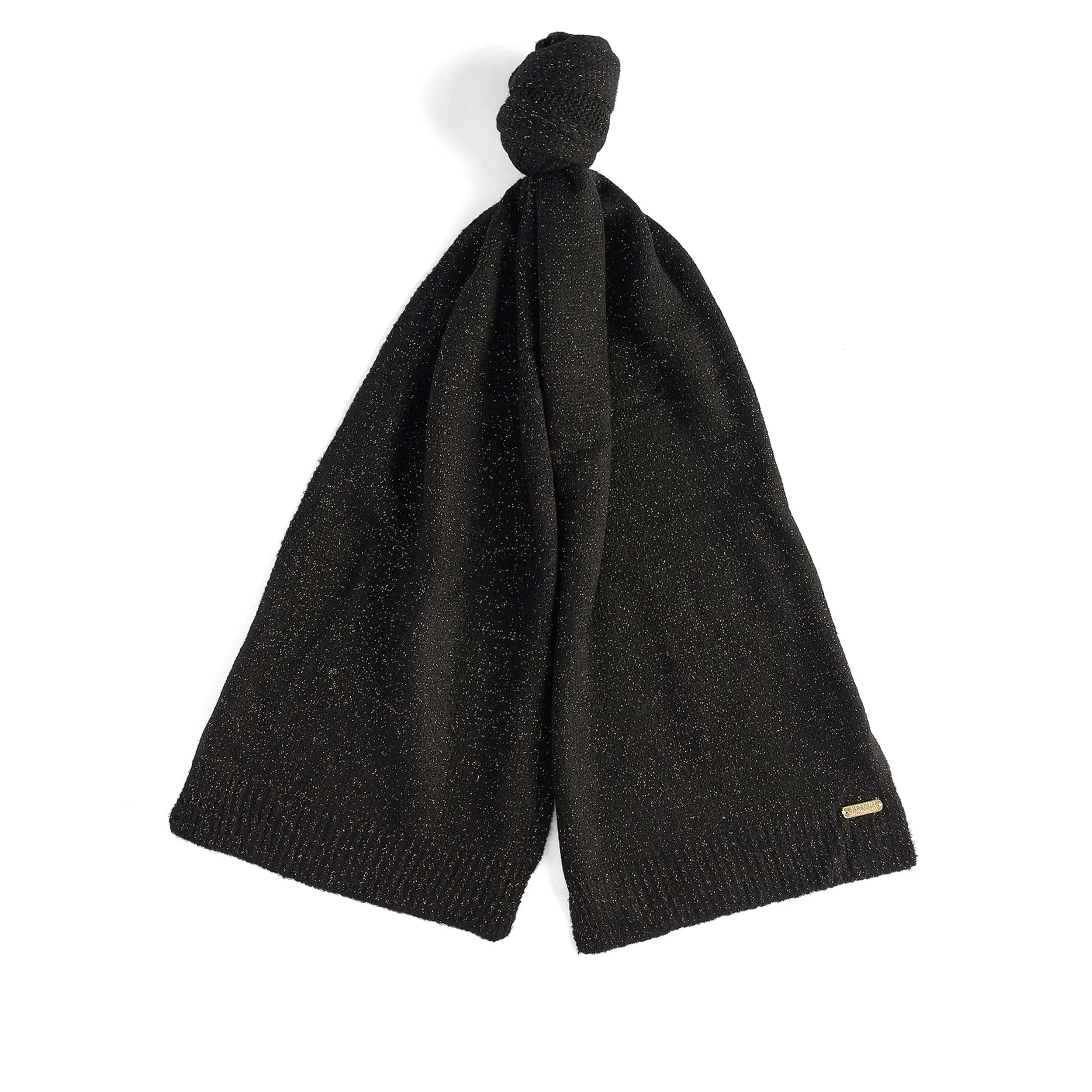 Barbour Sparkle Ladies Beanie & Scarf Gift Set in Black