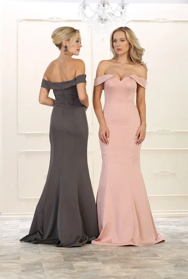 Bardot prom dress, bridesmaid dress 7 colours