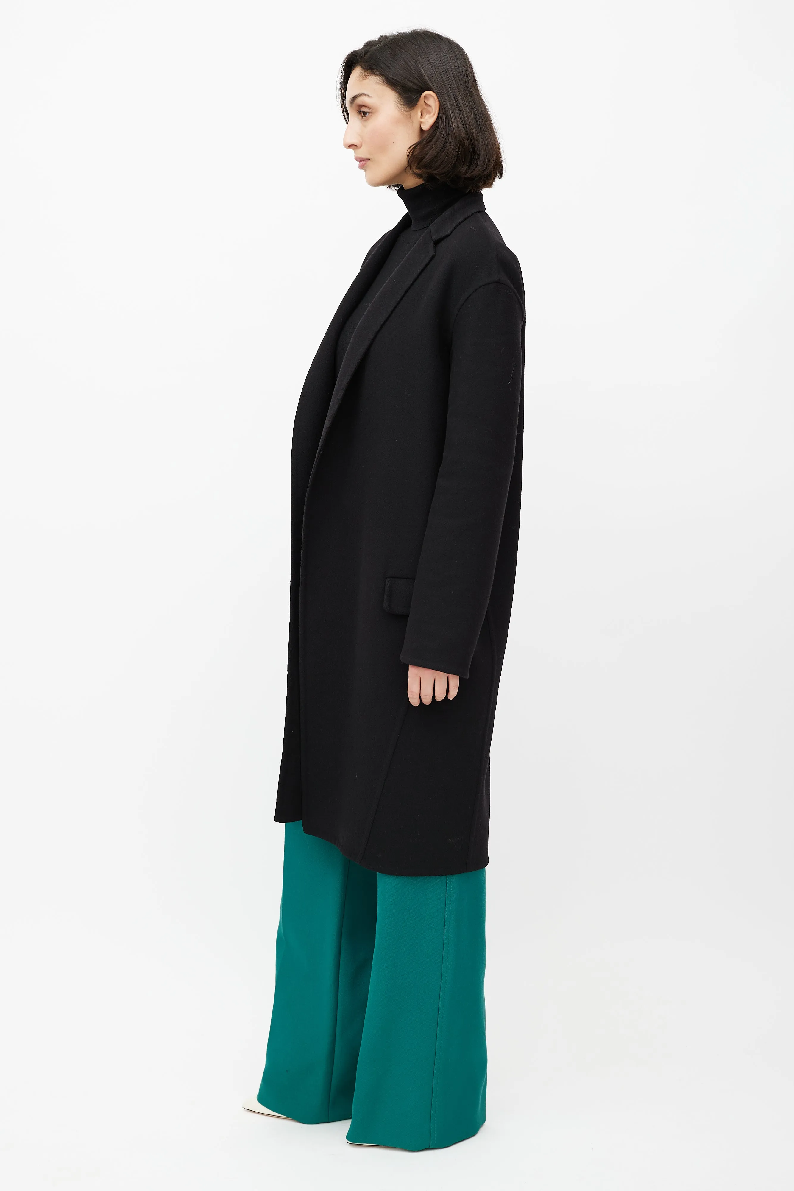 Black Cashmere Coat