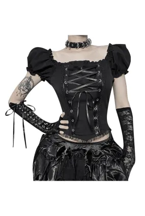 Black Corset Style Top