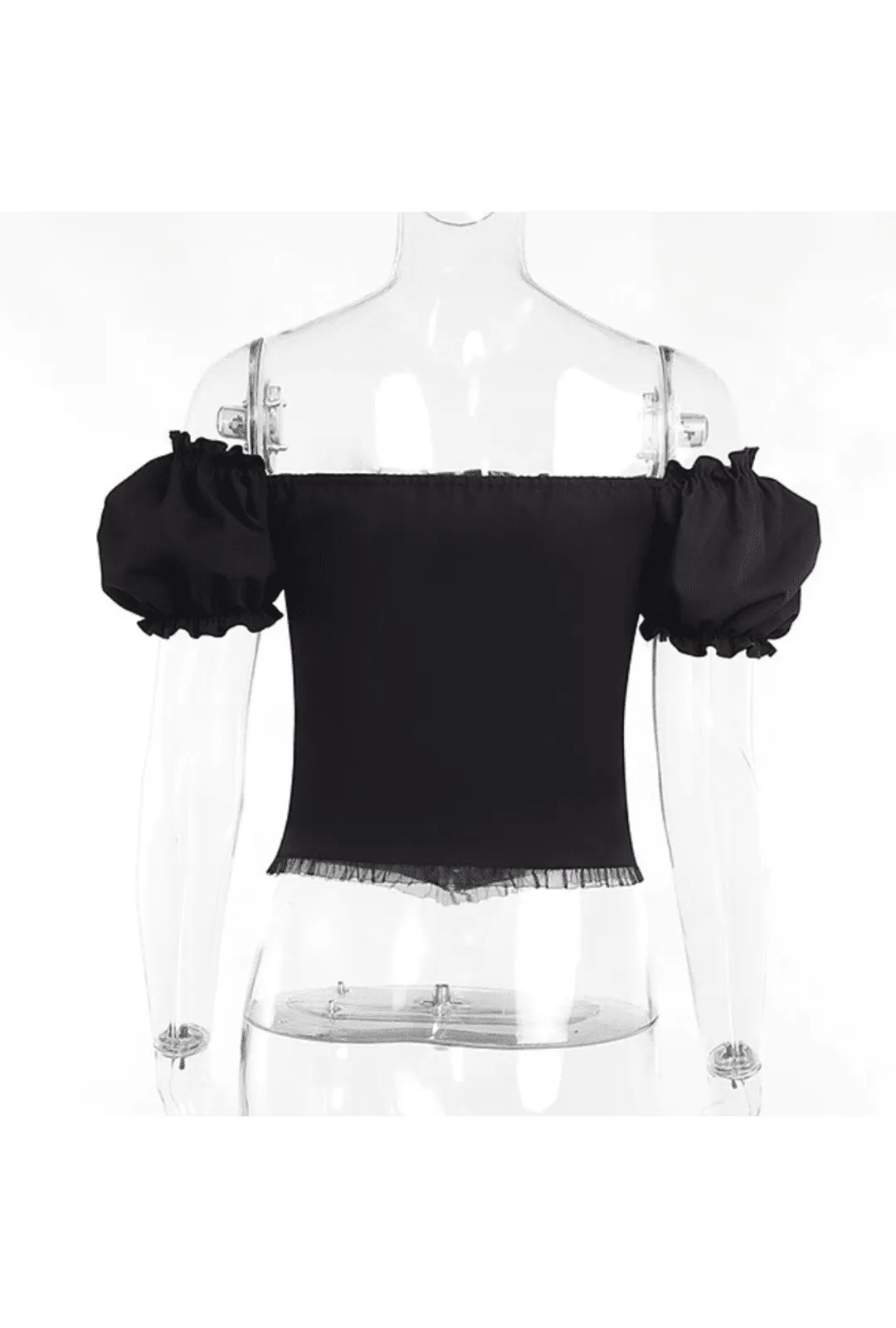 Black Corset Style Top