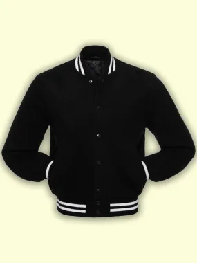 Black Fleece Varsity Jacket