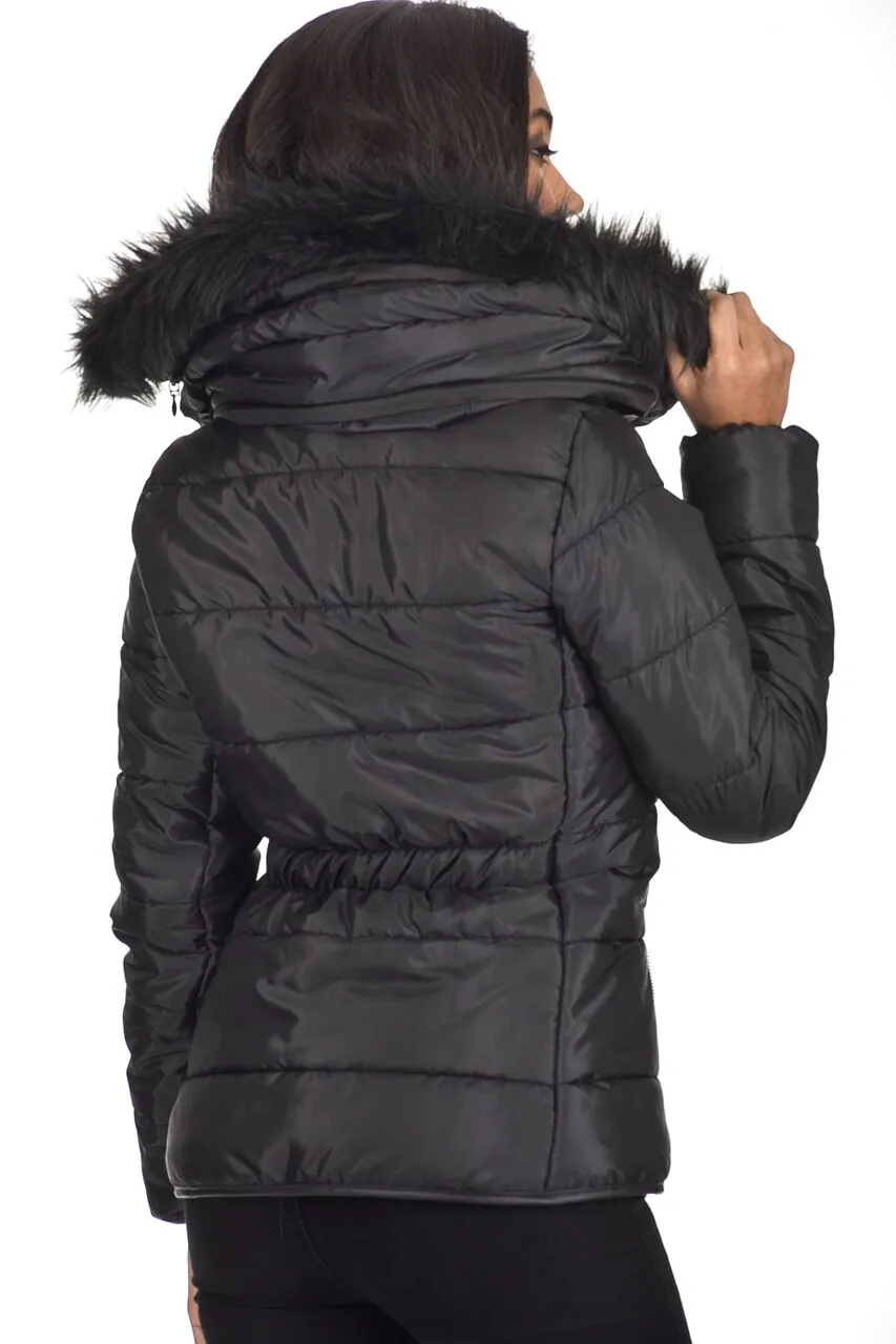 Black Quilted Jacket