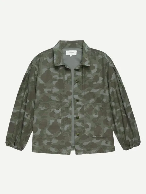 Blouson Sleeve Chore Jacket