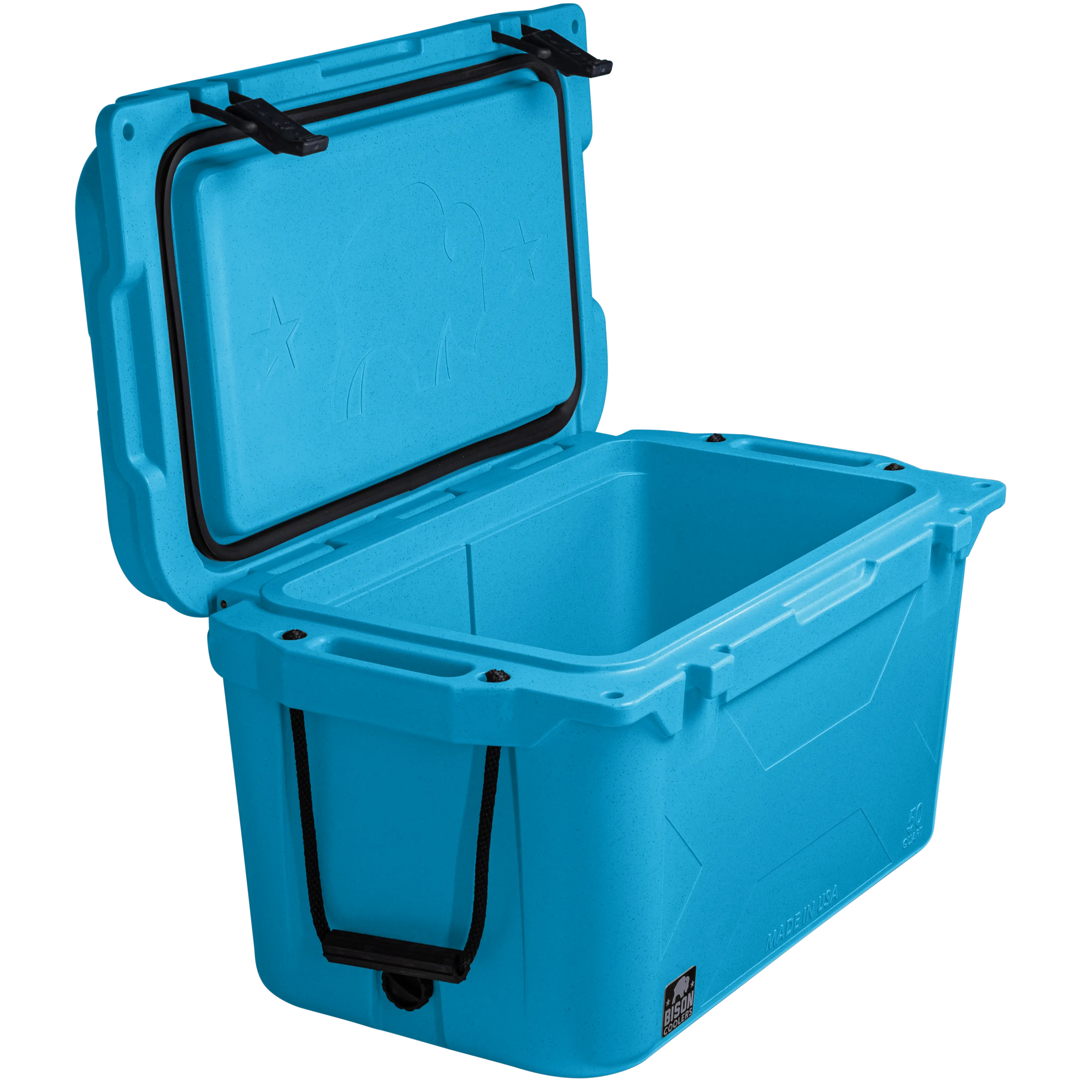 Blue 50 QT Bison Cooler