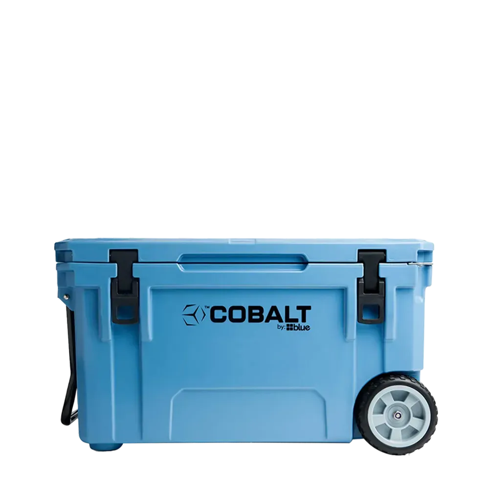 Blue Coolers 5 Day 55qt Cobalt Cooler with Wheels