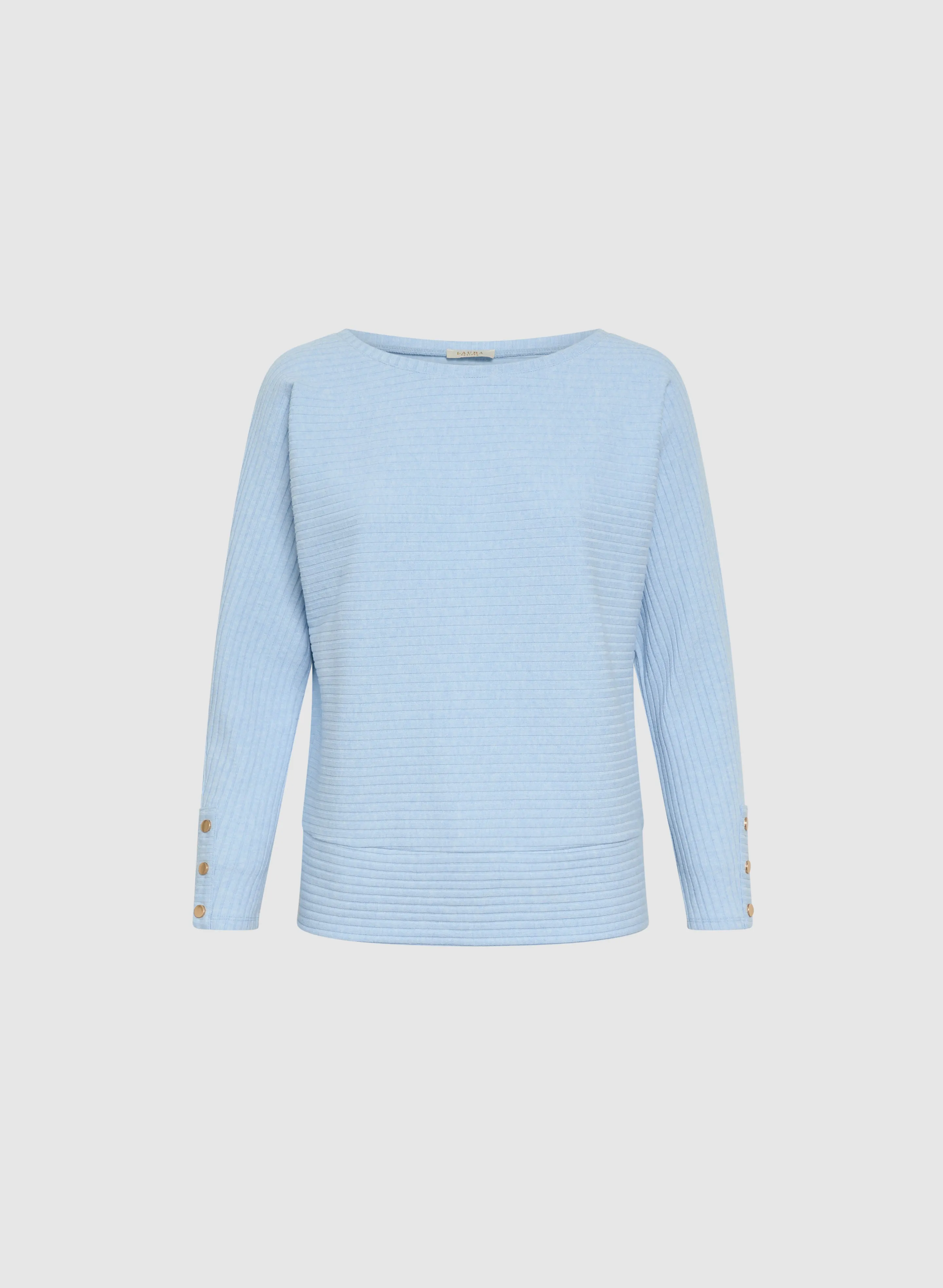 Boat Neck Knit Top