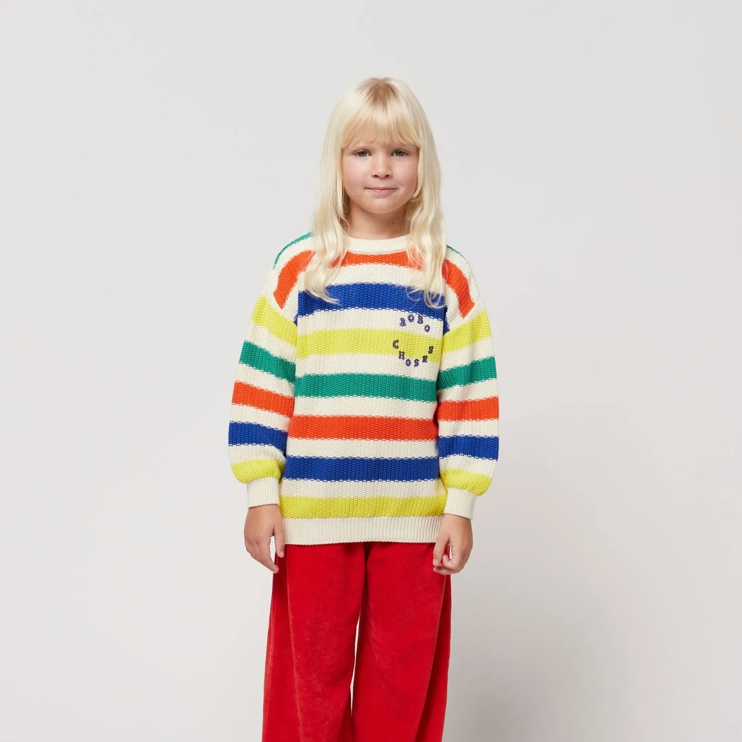 BOBO CHOSES - Bobo Choses Multicolor Stripes Jumper