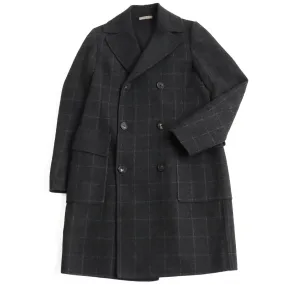 Bottega Veneta Cashmere Double Chester Coat Gray