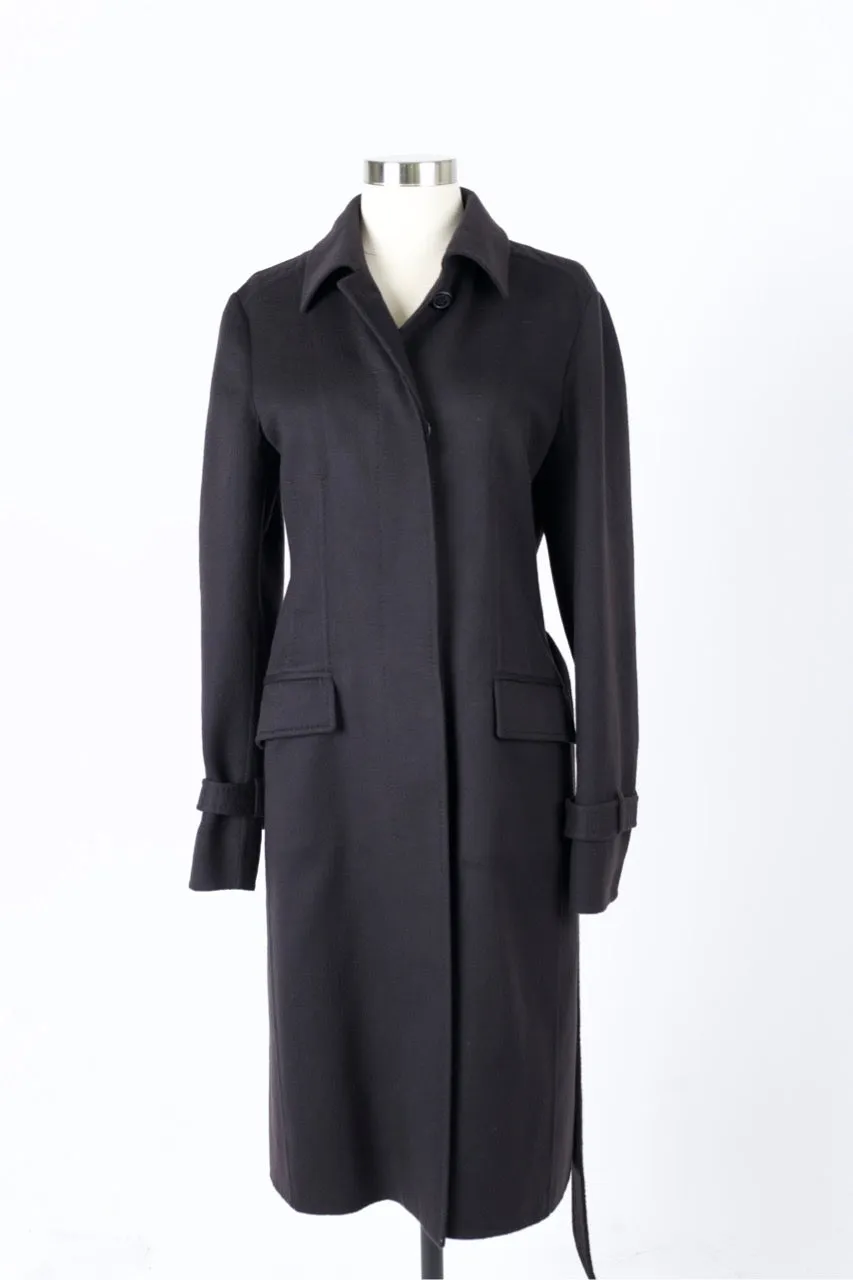 Cashmere Belted Dress Coat