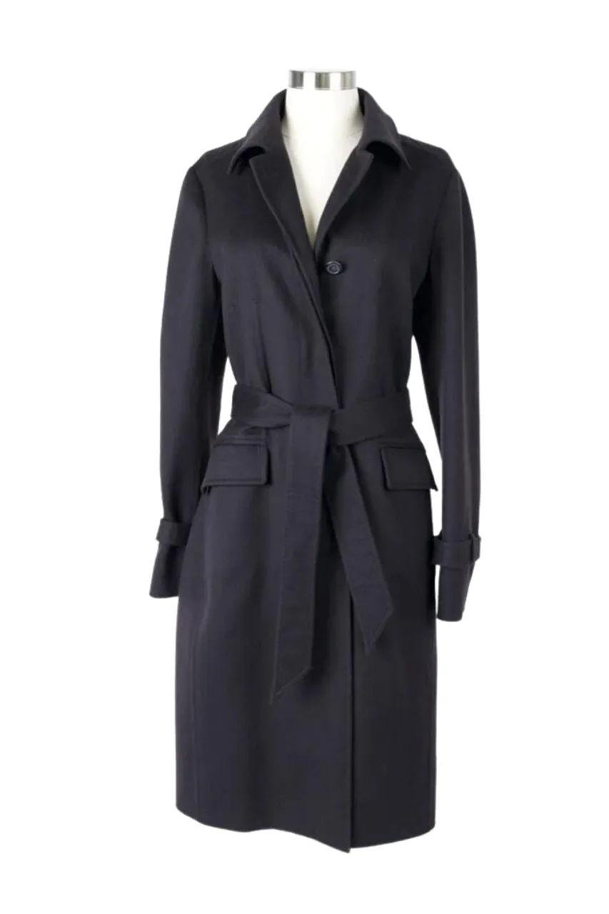 Cashmere Belted Dress Coat