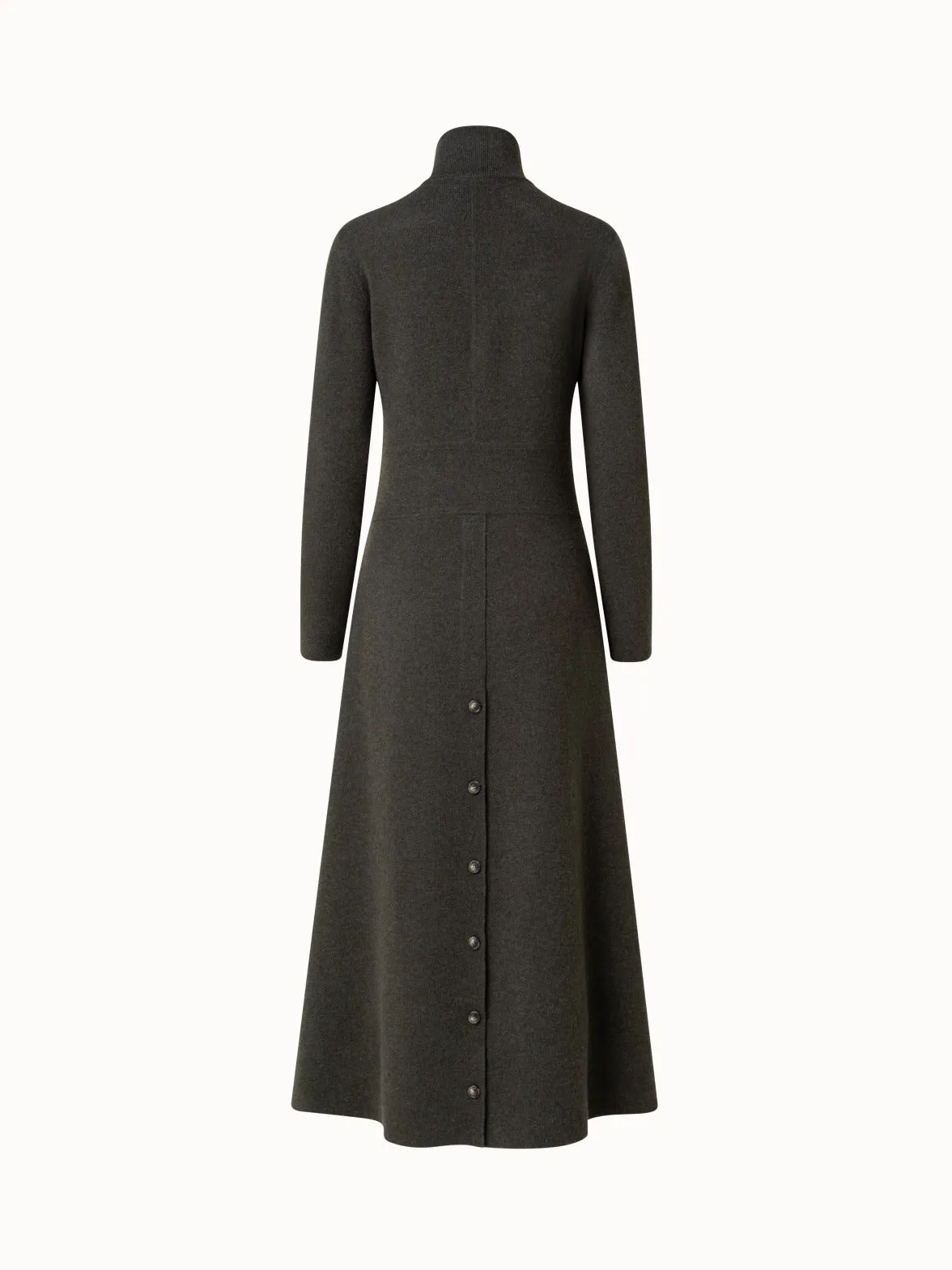 Cashmere Double-Face Knit Maxi Coat