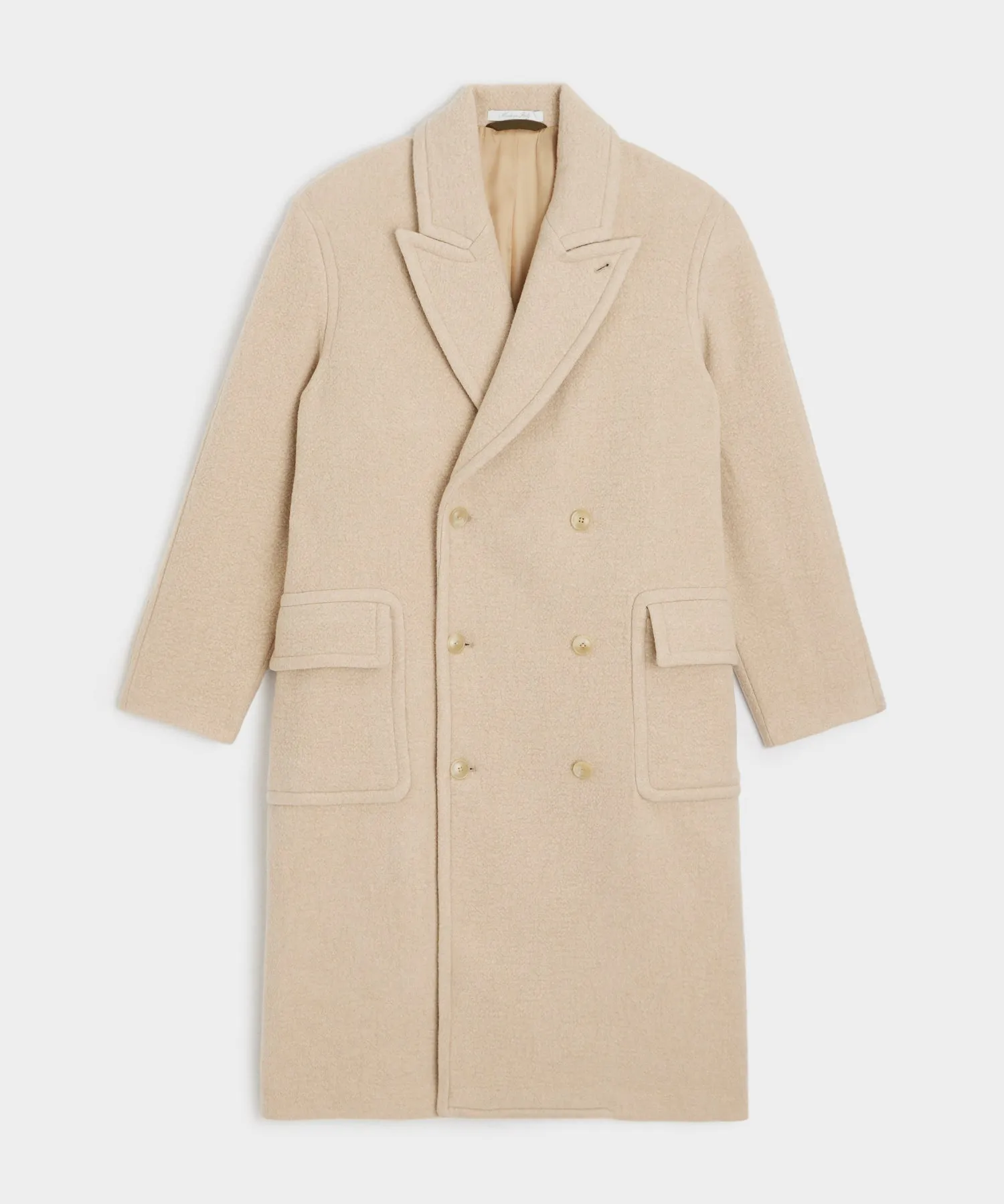 Cashmere Spectator Coat in Cream