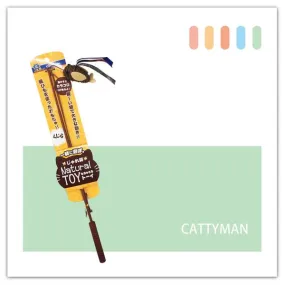 CattyMan Cat Stick - Natural Toy Whale