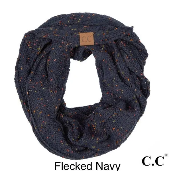 {C.C Cable Knit} Infinity Scarf