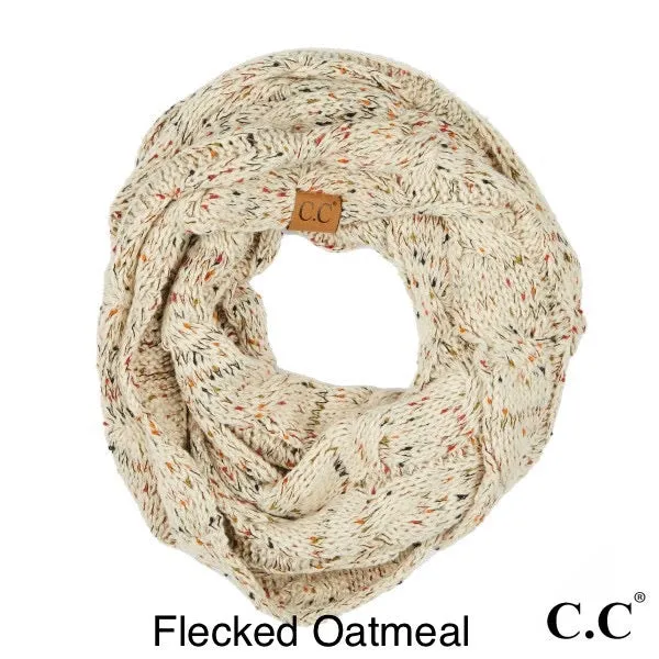 {C.C Cable Knit} Infinity Scarf