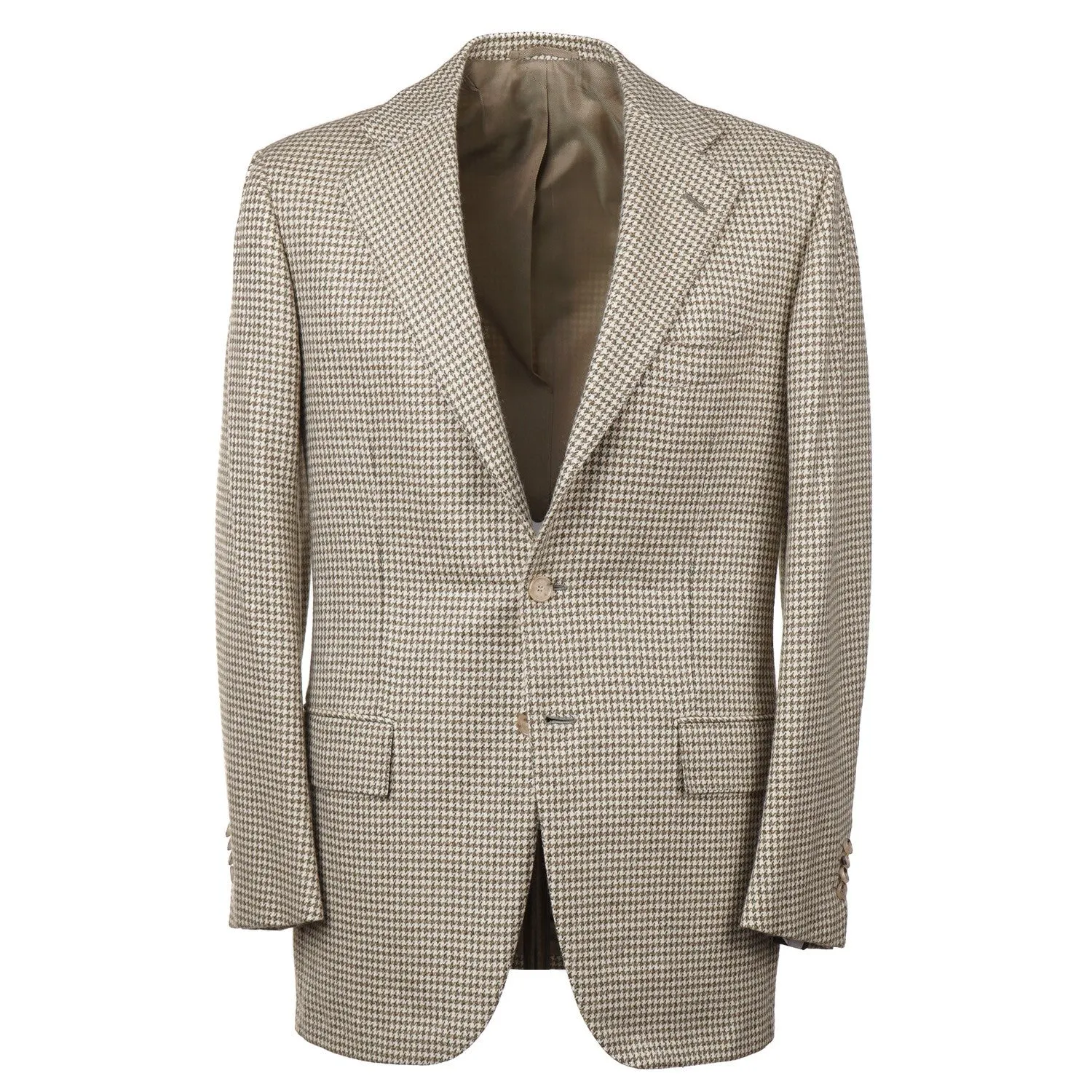 Cesare Attolini Houndstooth Cashmere Sport Coat