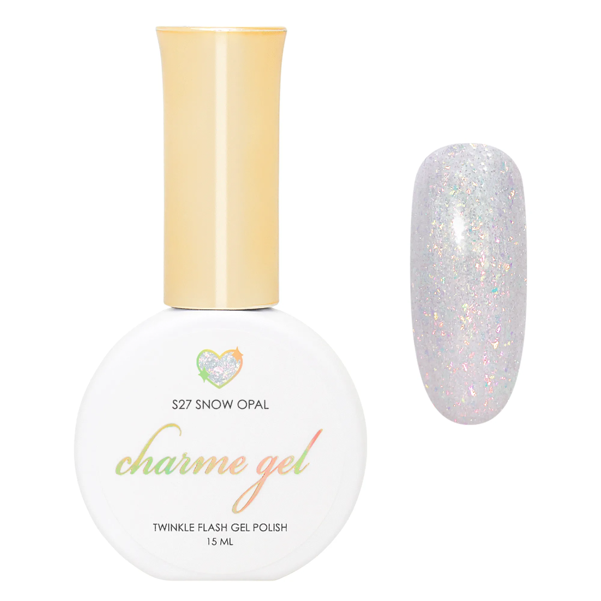 Charme Gel / Twinkle Shimmer S27 Snow Opal