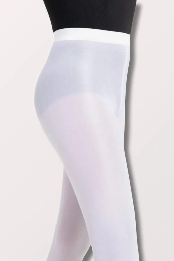 Children's Seamless Ultra Shimmery Tights - White