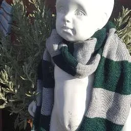 Childs, Harry Potter inspired scarf Slytherin, Ravenclaw, Hufflepuff & Gryffindor Year 1 styled