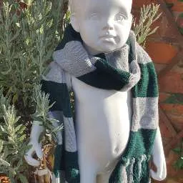 Childs, Harry Potter inspired scarf Slytherin, Ravenclaw, Hufflepuff & Gryffindor Year 1 styled