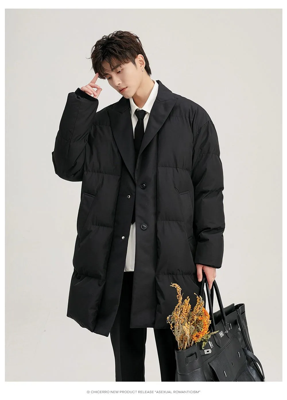 Chuan Spliced Layer Puffer Overcoat