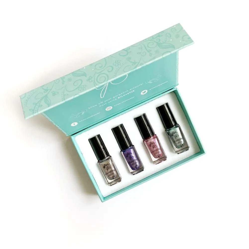 Clear Jelly Stamper Polish Kit - Winter Wonderland (4 colors) *SEASONAL*