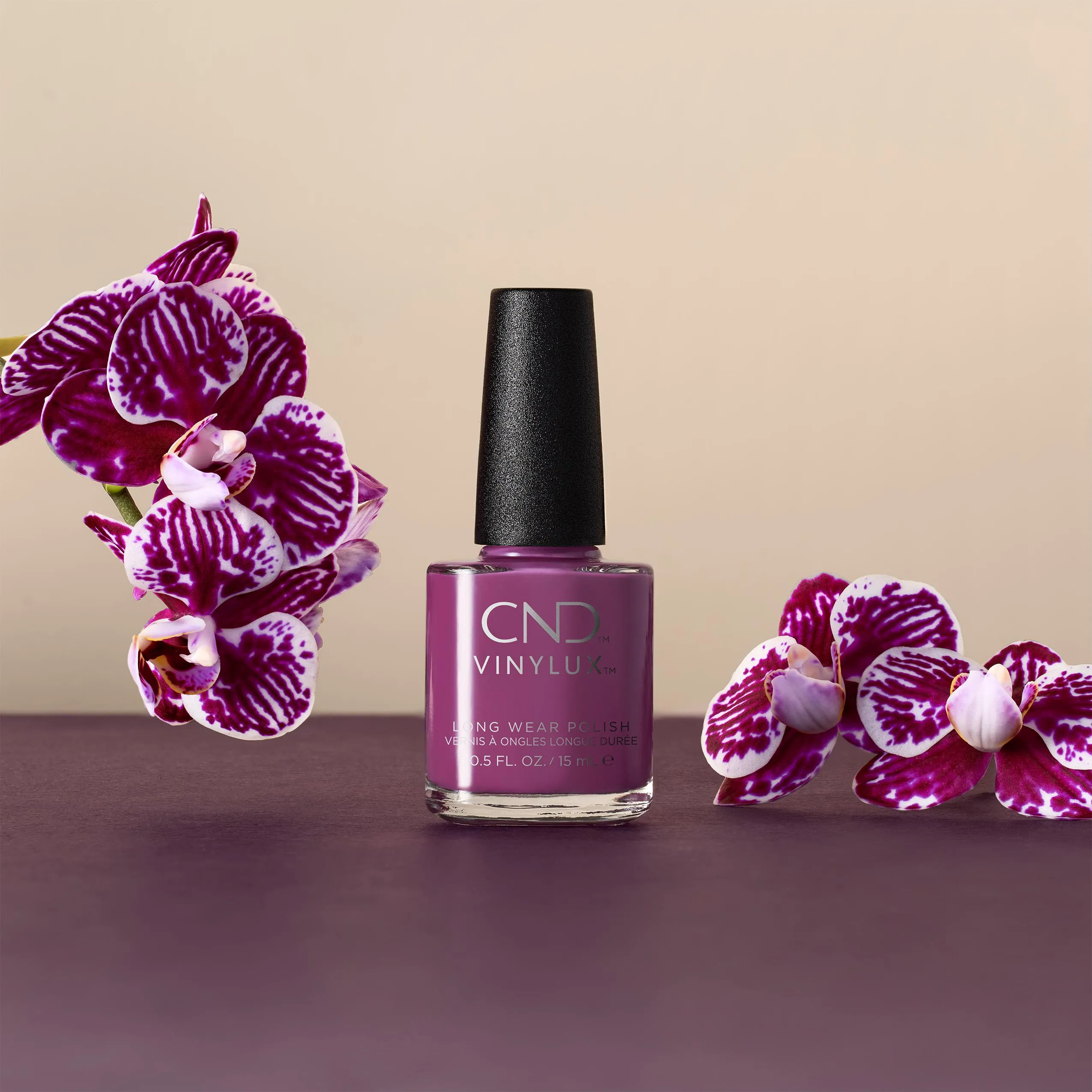 CND - Vinylux Topcoat & Orchid Canopy 0.5 oz - #407