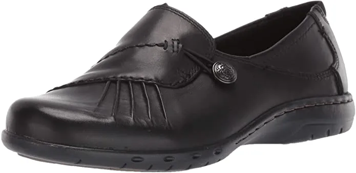 Cobb Hill Women's  Paulette Slip Ons- Black