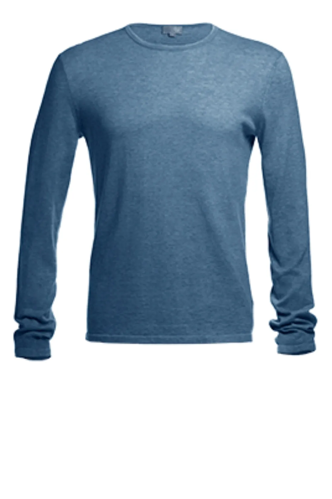 COTTON CASHMERE CREWNECK SWEATER