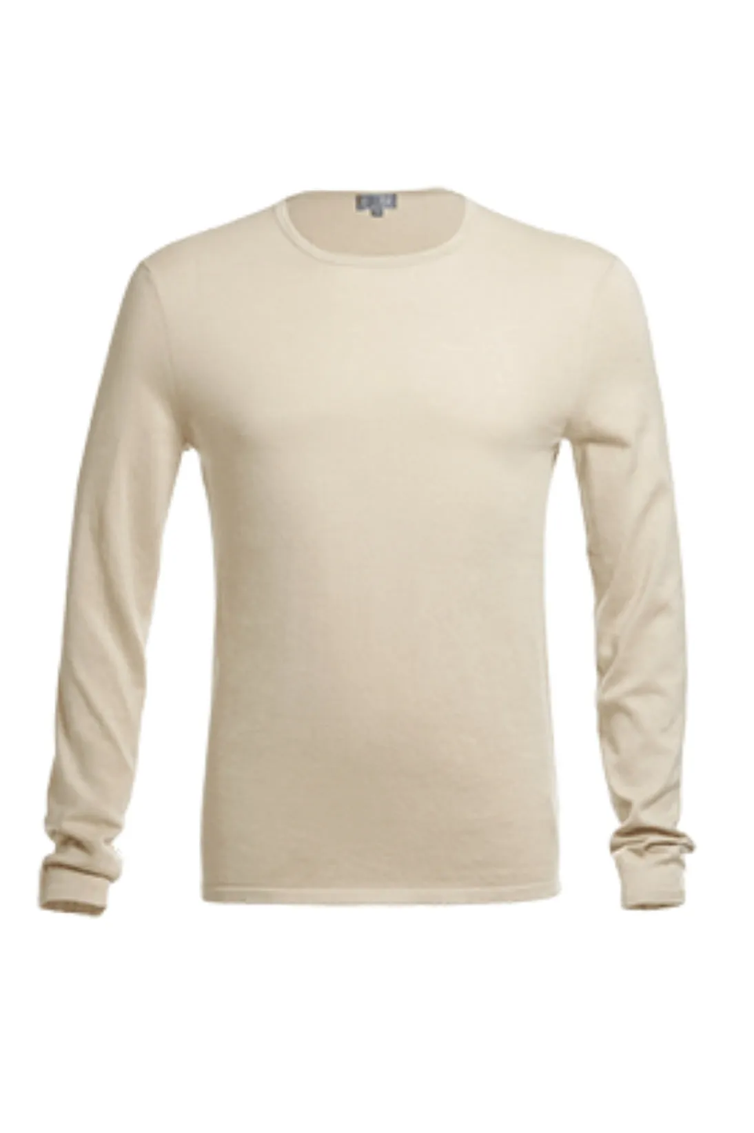 COTTON CASHMERE CREWNECK SWEATER