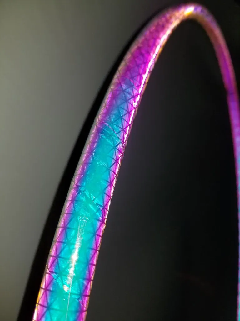 Cyber Sunset Reflective Color Morph Taped Hoop