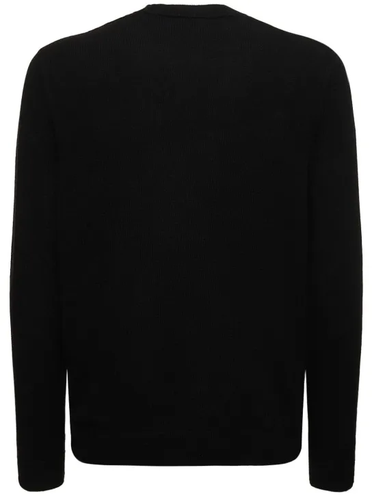 Diesel   Oval-D wool &amp; cashmere knit sweater 