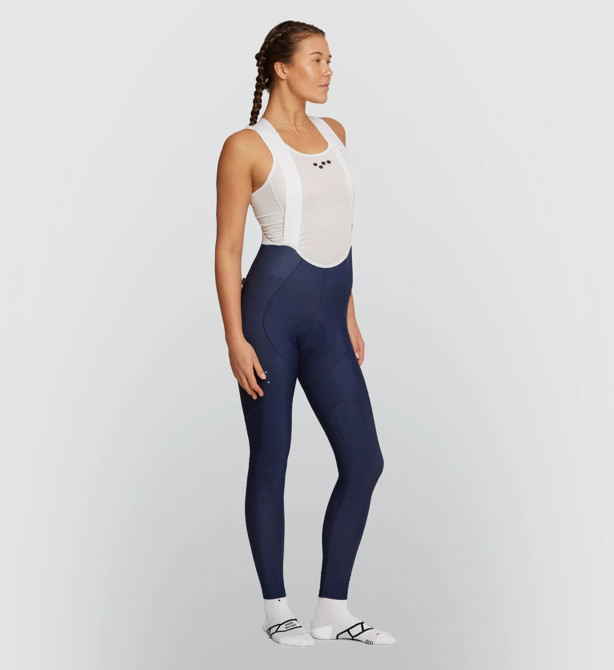 Essentials / Women's SuperFLEECE 2.0 Bib Tights - Navy