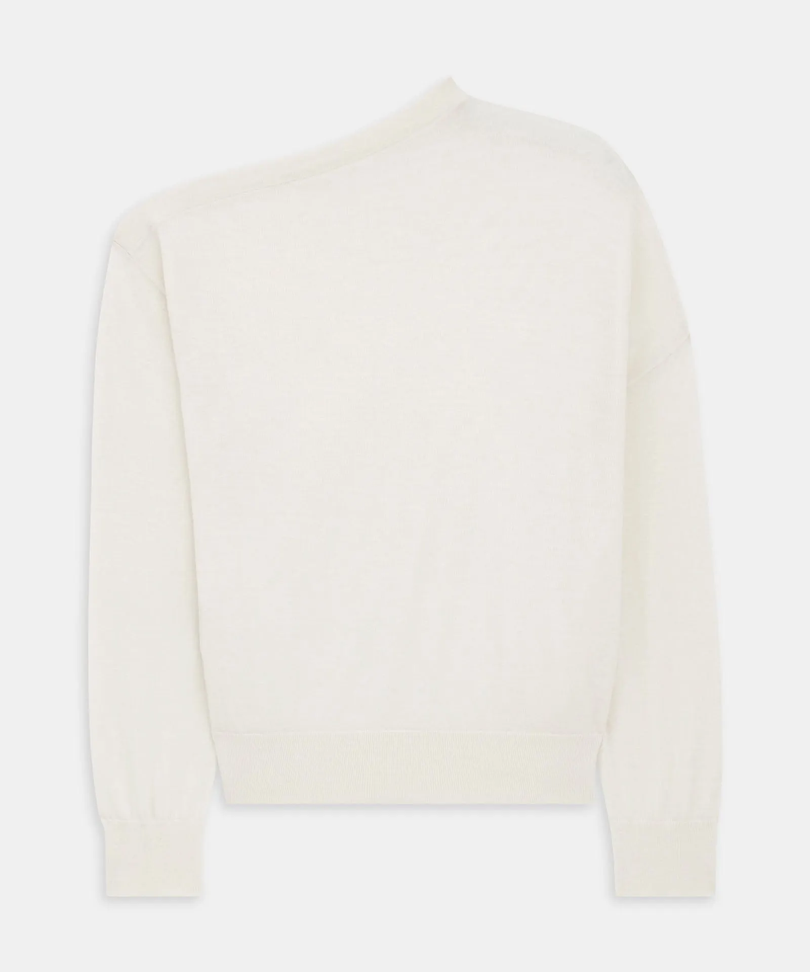 Fancy Cashmere Asymmetrical Top