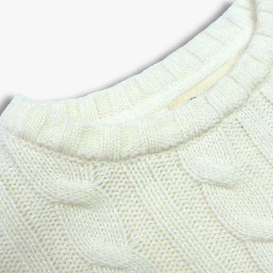 Fisherman Sweater | Winter White