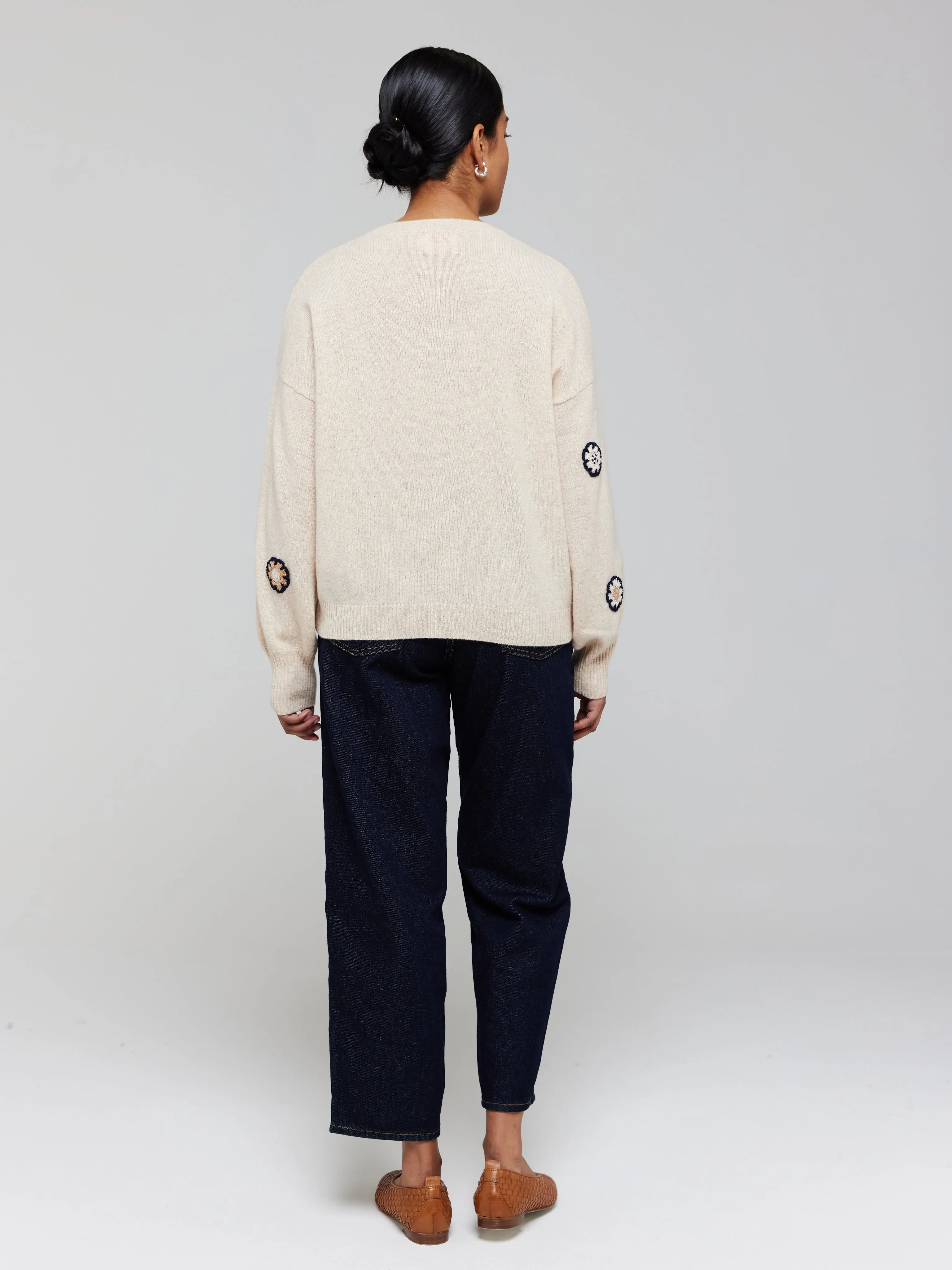 Fleur Cashmere Crew Neck